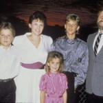 Reagan, Lindy, Kahlia, Aidan and Michael Chamberlain.