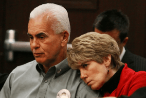 George and Cindy Anthony during a hearing for their daughter, Casey Anthony, at the Orange County Courthouse in Orlando, Florida on March 2, 2009